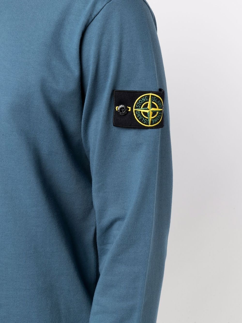 logo patch long sleeved T-shirt - 5