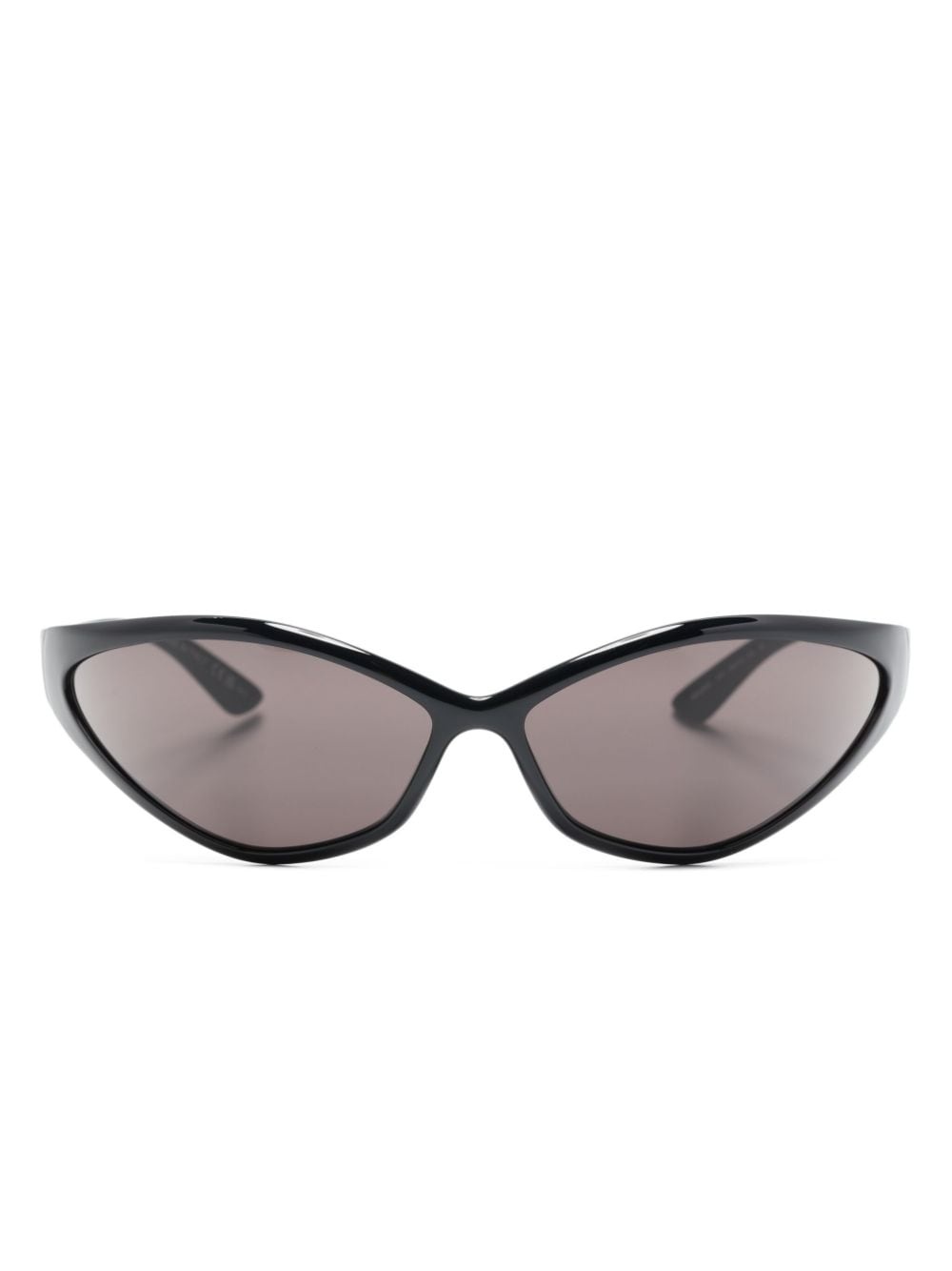 90s oval-frame sunglasses - 1