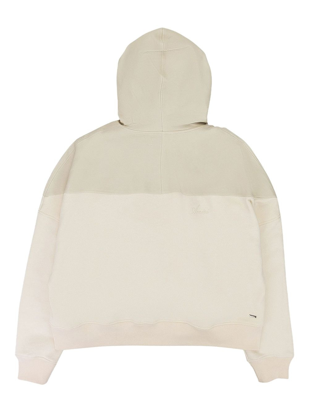Hybrid panelled hoodie - 2