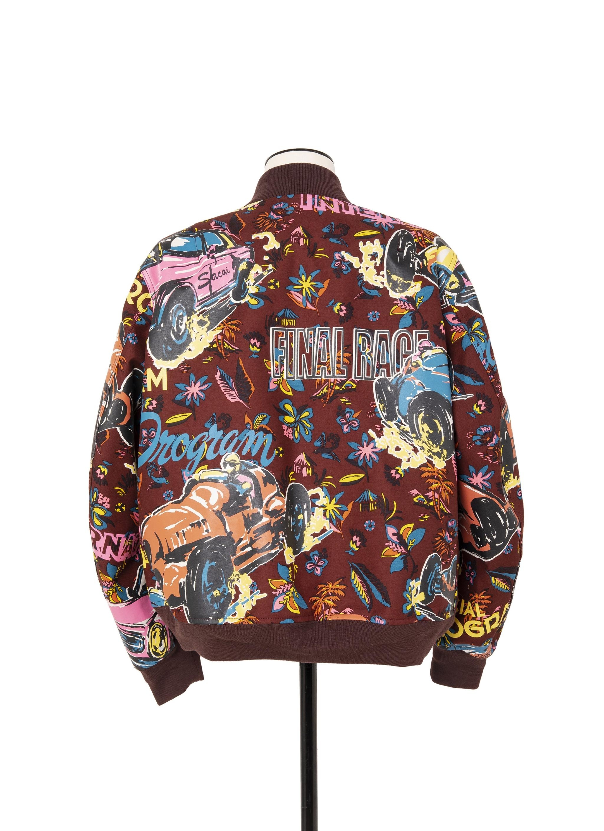 国内より1WEEK【sacai】Car Race / Tropical Print Jacket SACAI | Tropical Car Race Print Jacket | Women | Lane Crawford