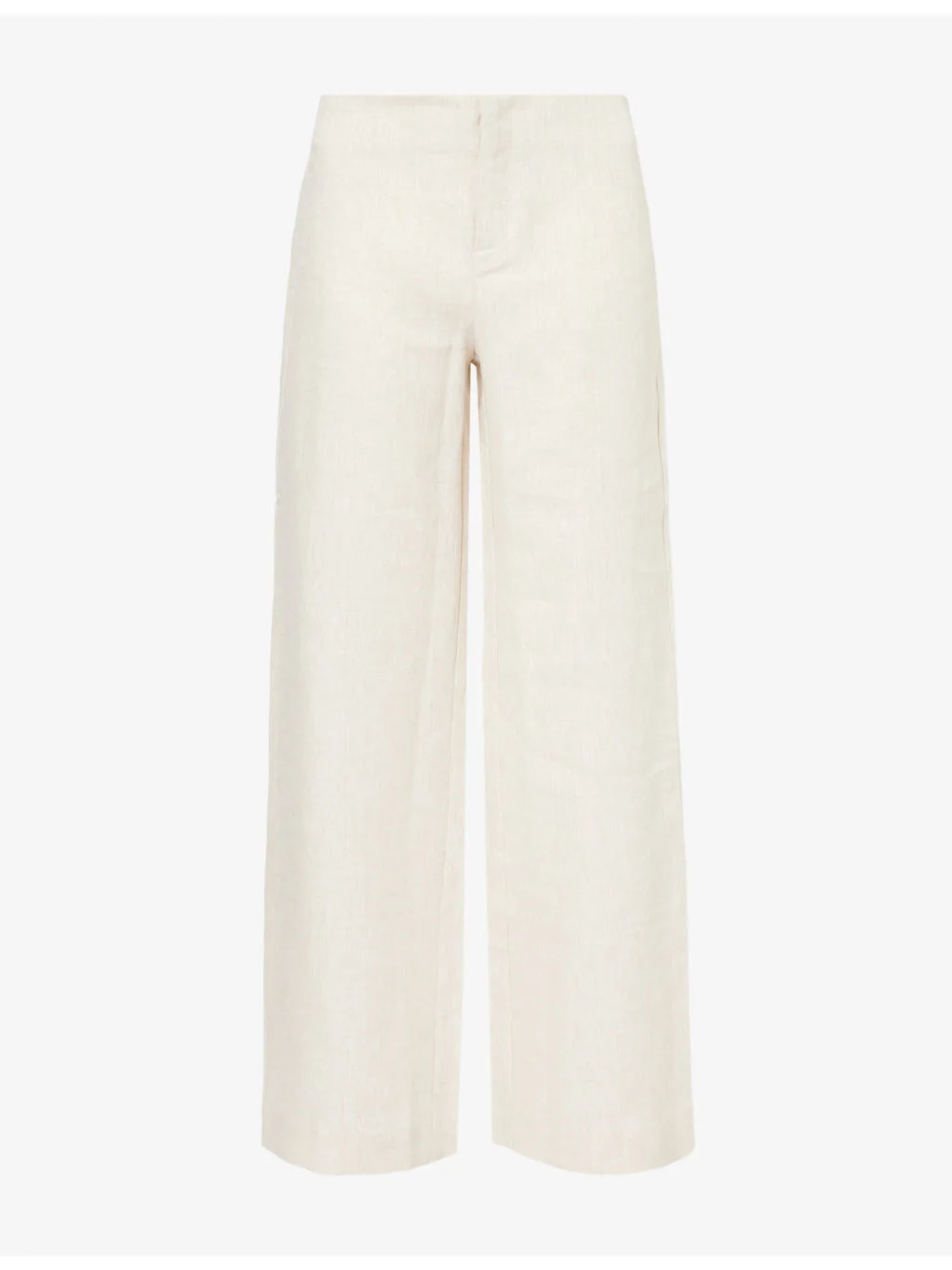 Vida Straight-Leg Linen Trousers - 1