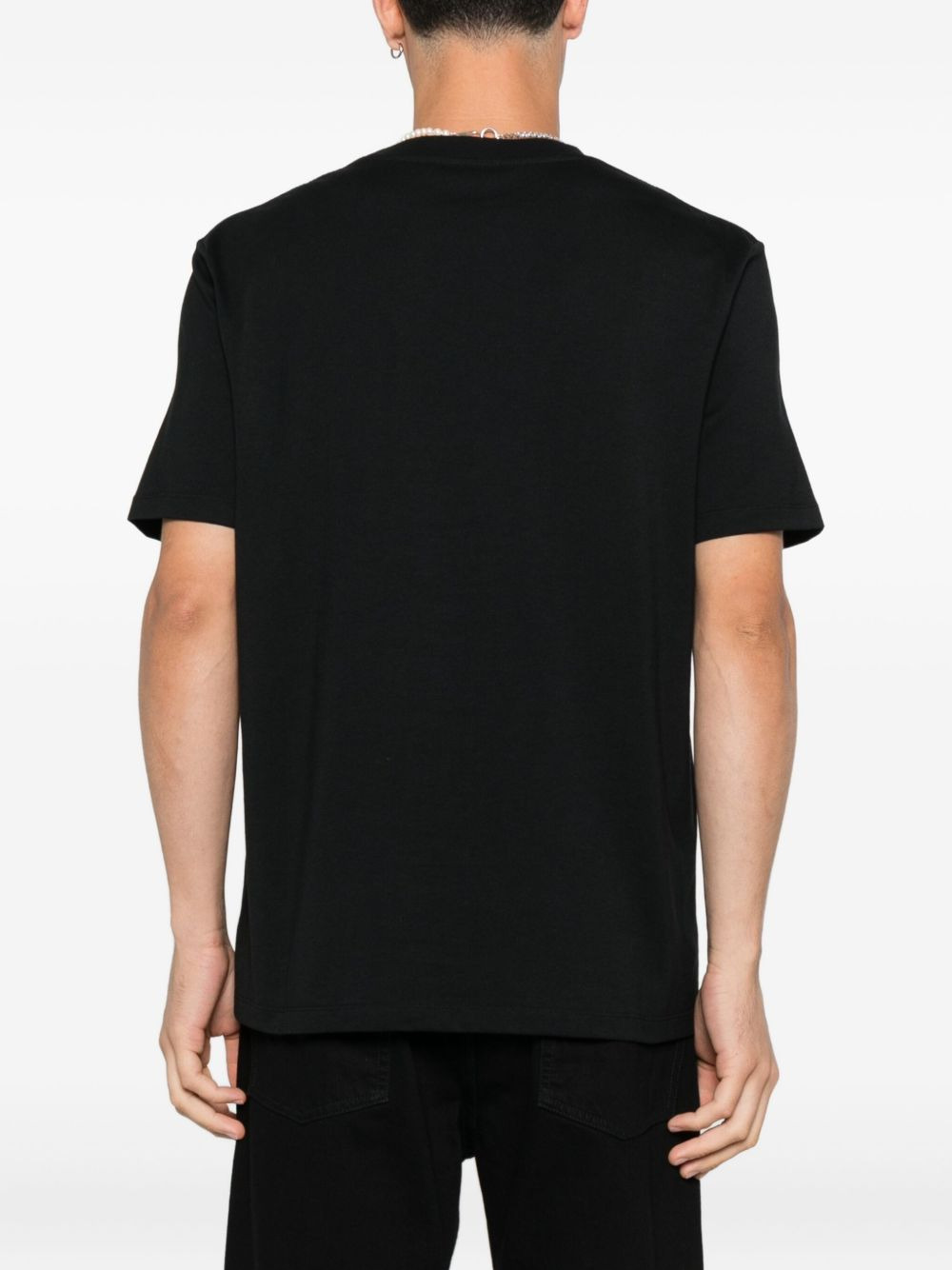 logo-motif cotton T-shirt - 3