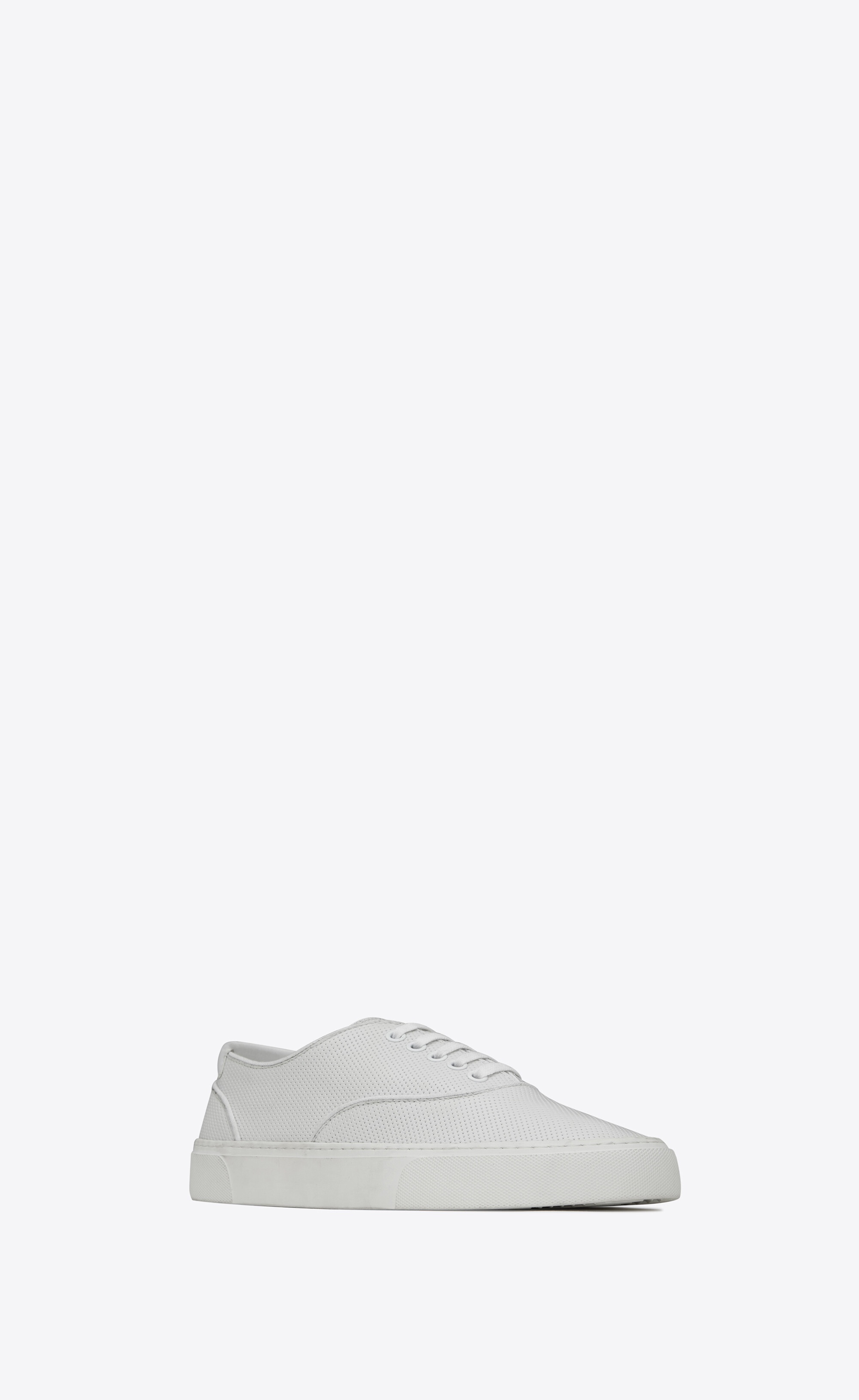 venice sneakers in perforated grained leather - 4