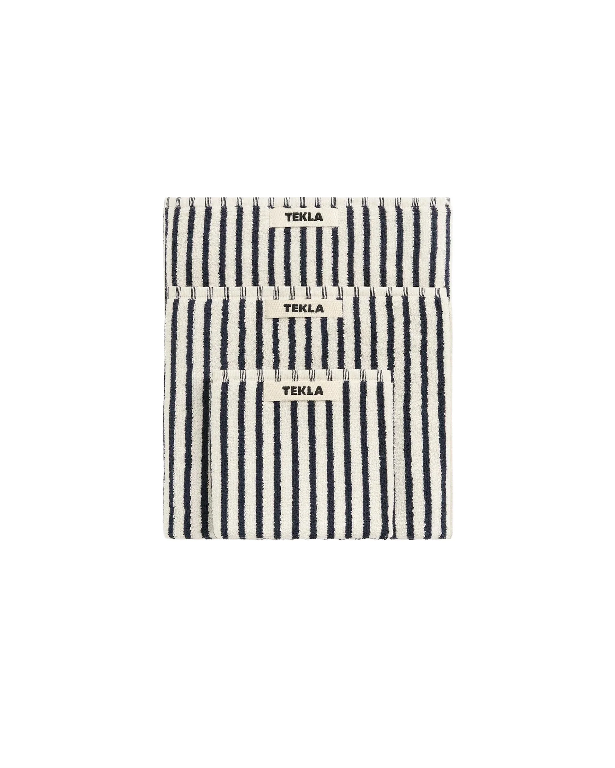 Tekla Terry Bath Towel Sailor Stripes - 1