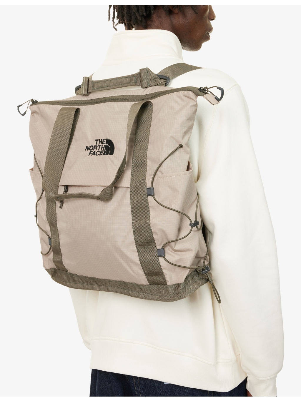 Borealis Embroidered-Logo Woven Tote Bag - 2