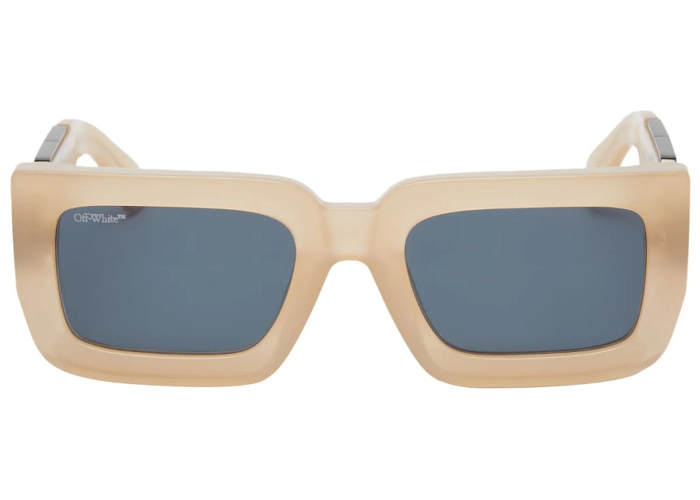 OFF-WHITE Boston Sunglasses Sand/Dark Grey (OERI073S23PLA0011707) - 2