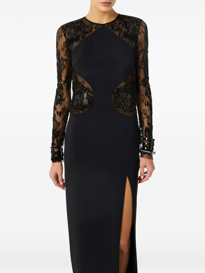 lace sequin-embellished maxi dress 4