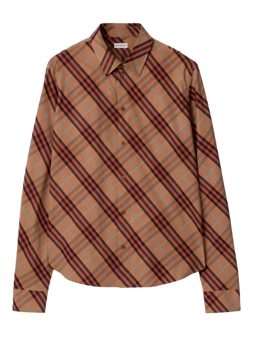 checked buttoned cotton shirt - 1