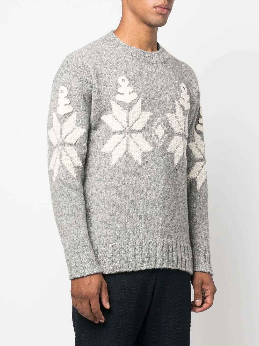 patterned intarsia-knit jumper - 3