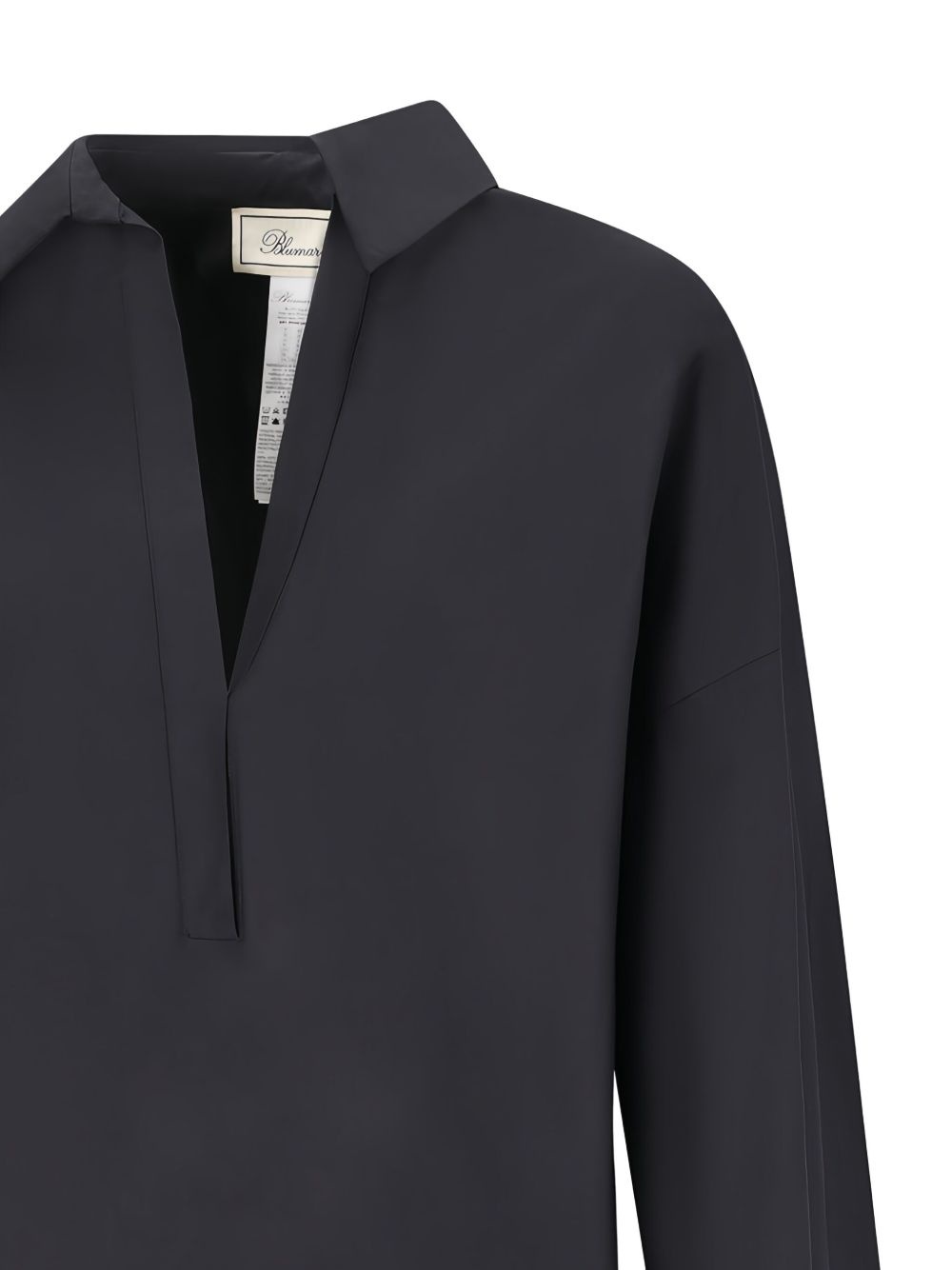 tie-cuff poplin shirt - 2