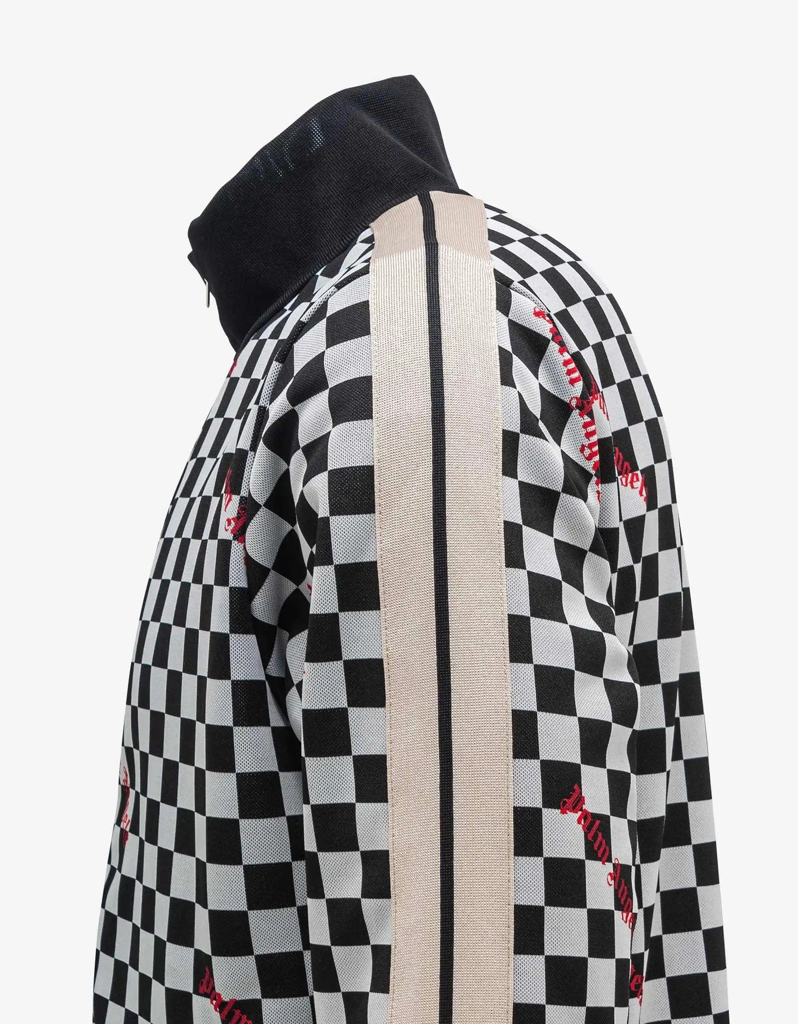 Palm Angels Jacquard Damier Track Jacket - 5