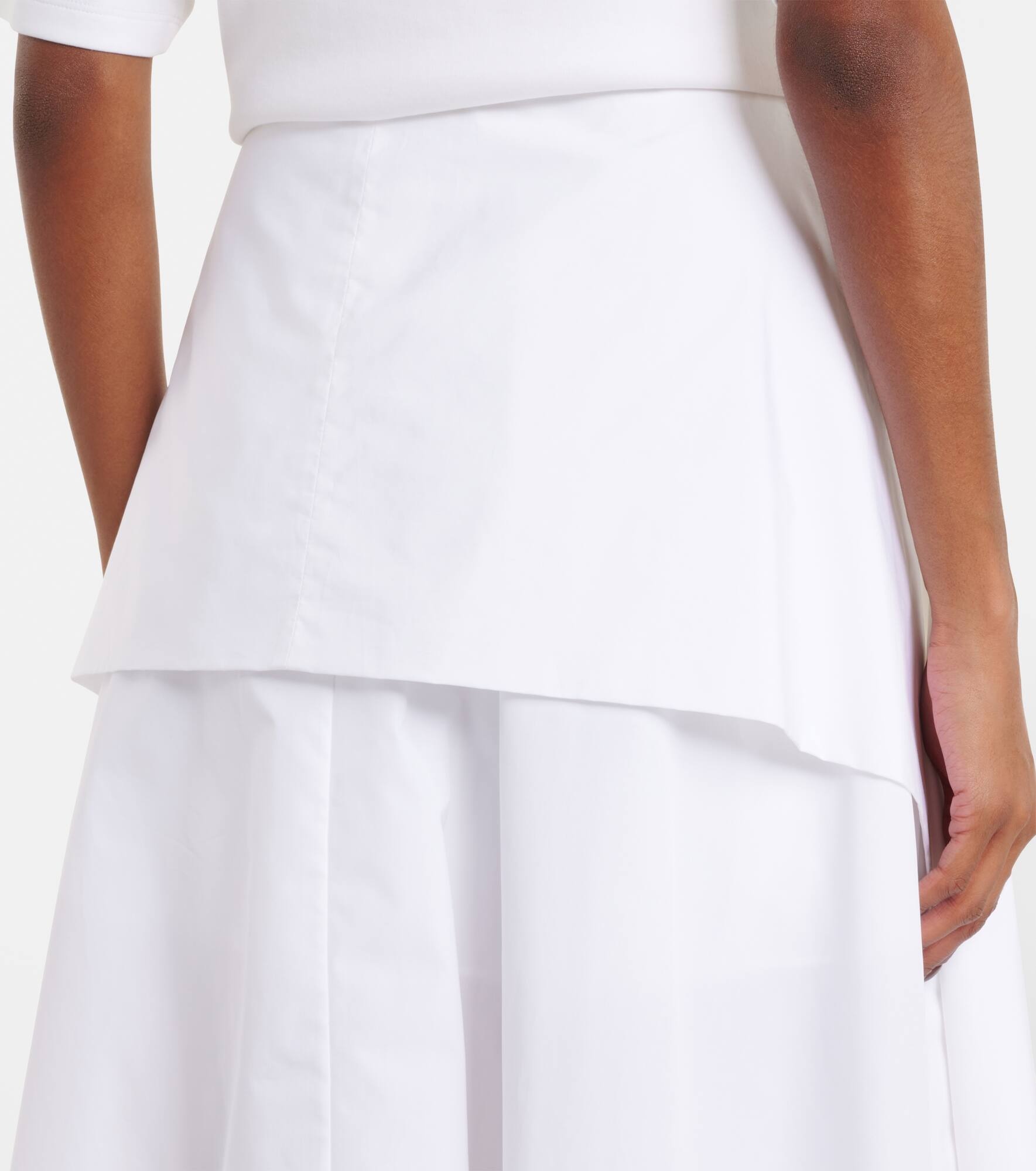 Cotton midi skirt - 6