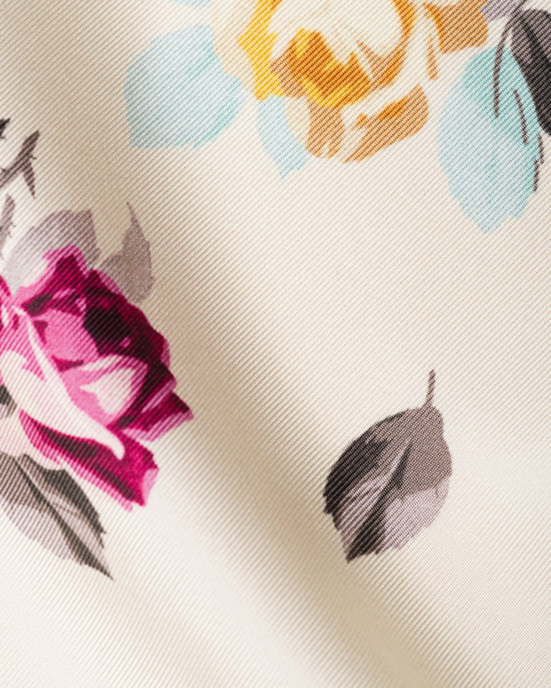 Prada Printed silk twill scarf outlook