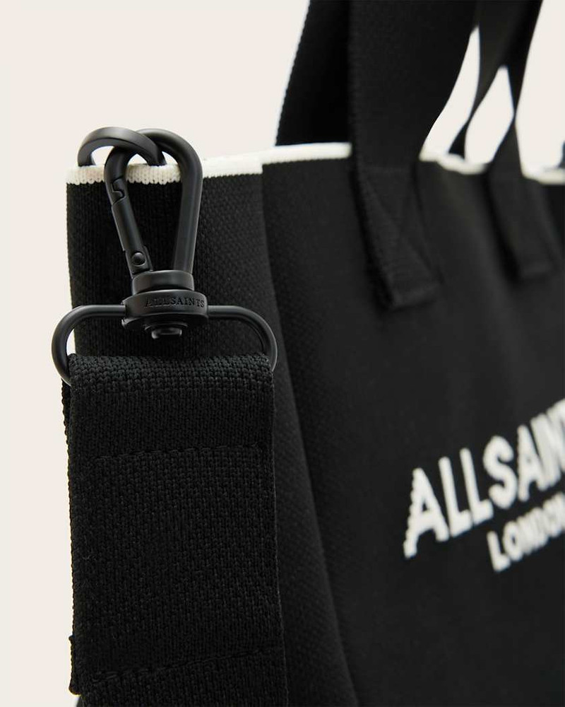 IZZY LOGO PRINT KNITTED MINI TOTE BAG 6