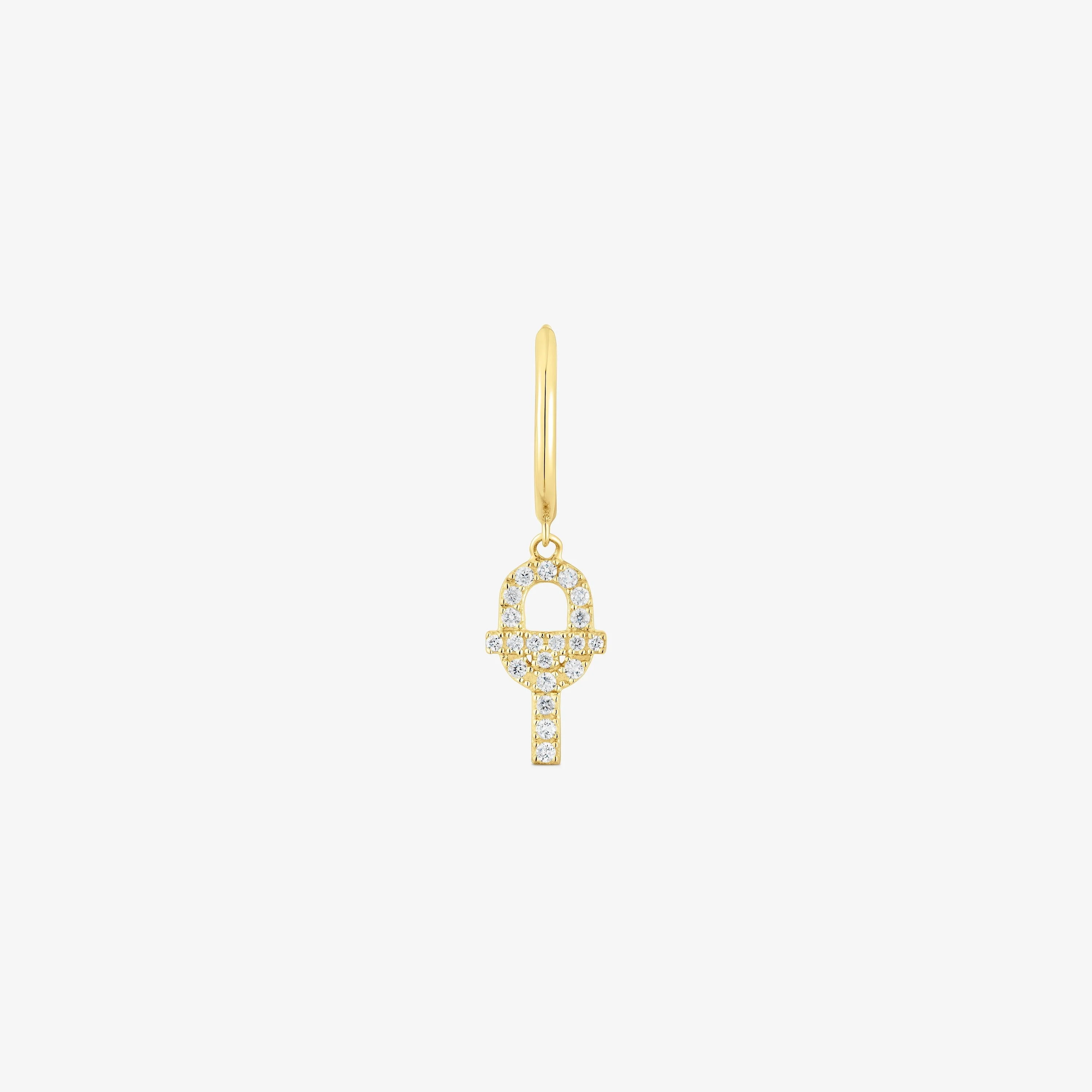 TOUS MANIFESTO 18K solid gold Single Earring with diamonds - 1