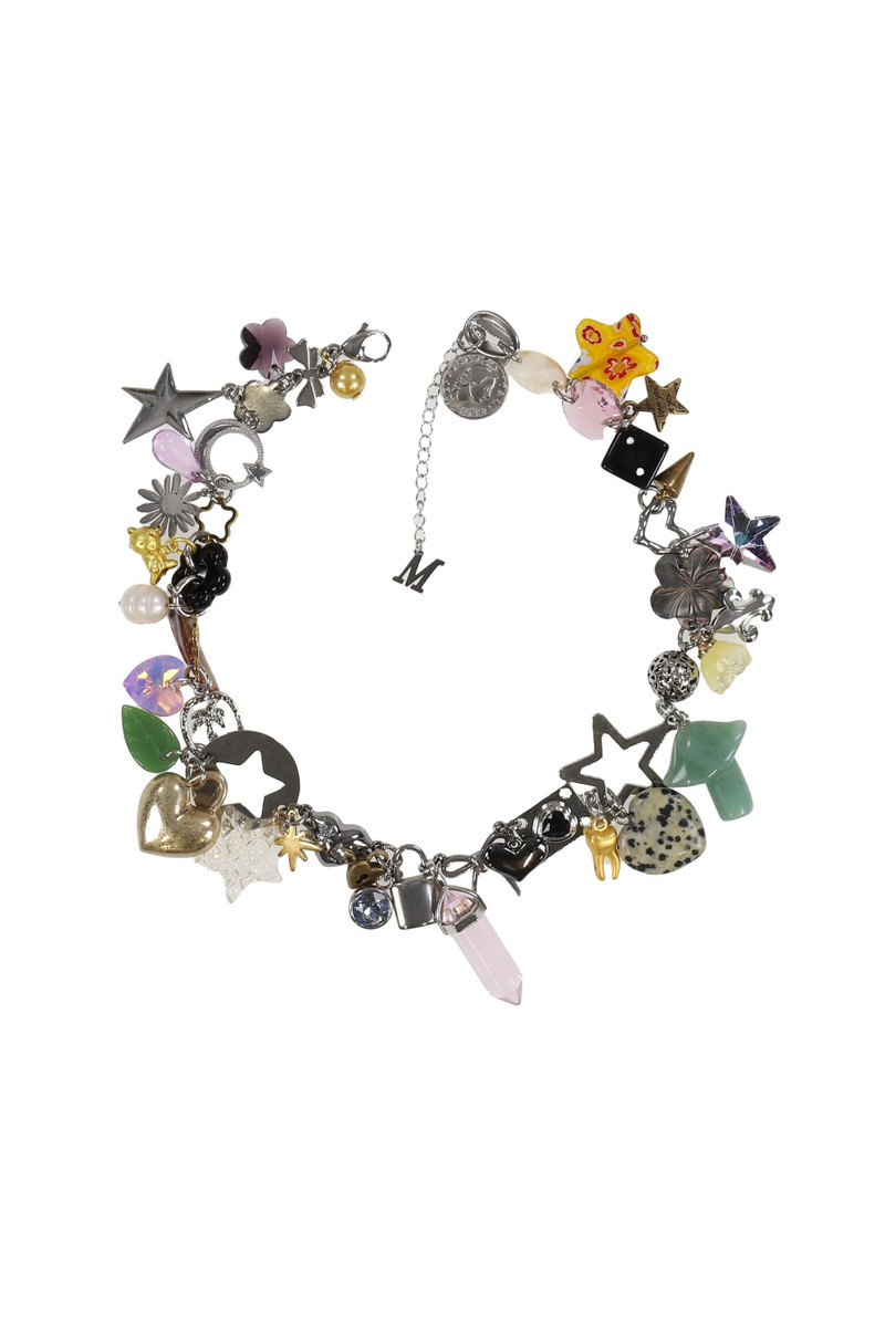 ECLIPSE CHARM NECKLACE / MULTI 3