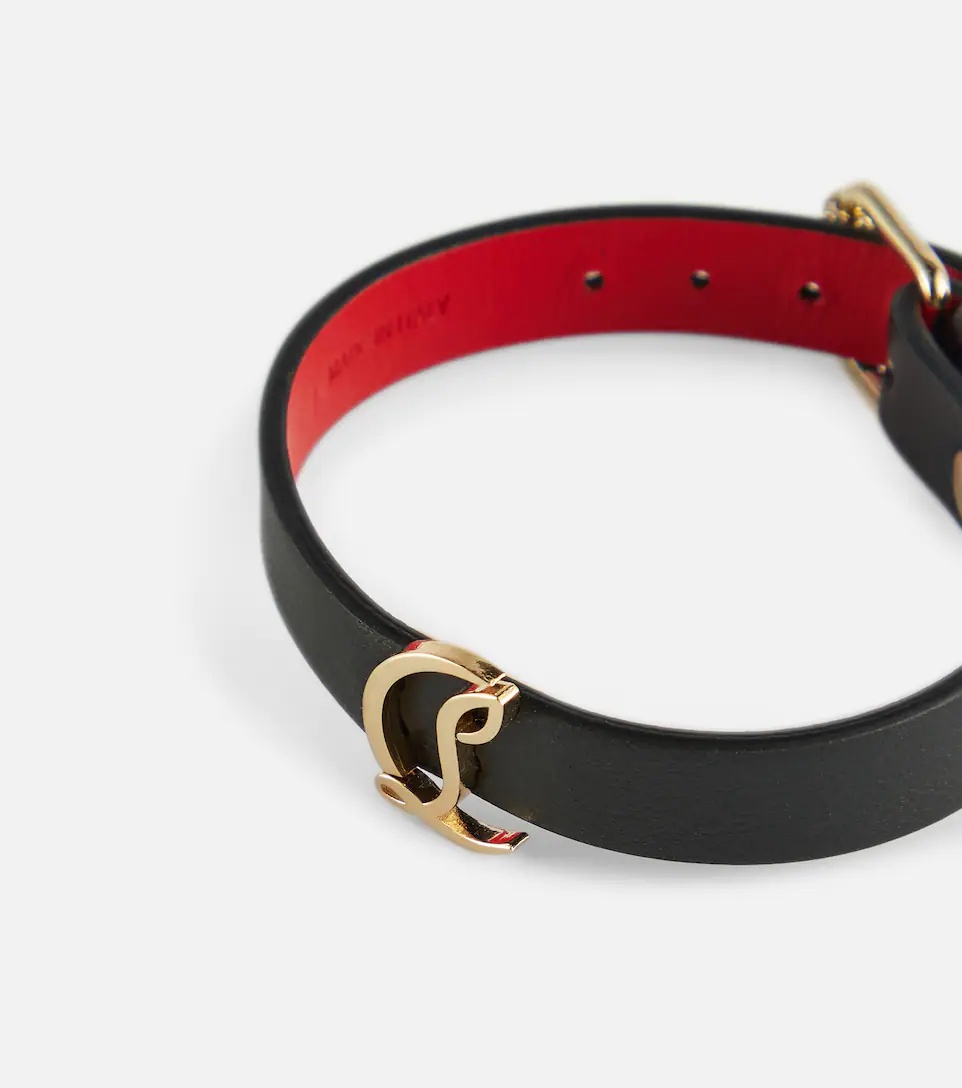 Loubilink leather bracelet - 4