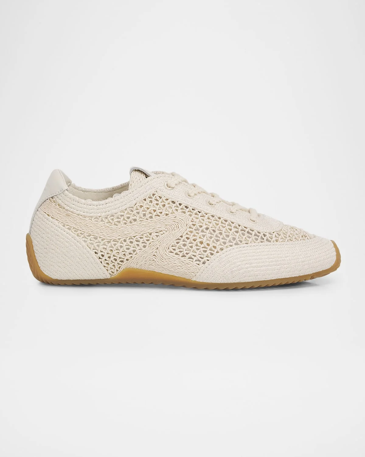 Retro Runner Slim Raffia Sneakers - 1