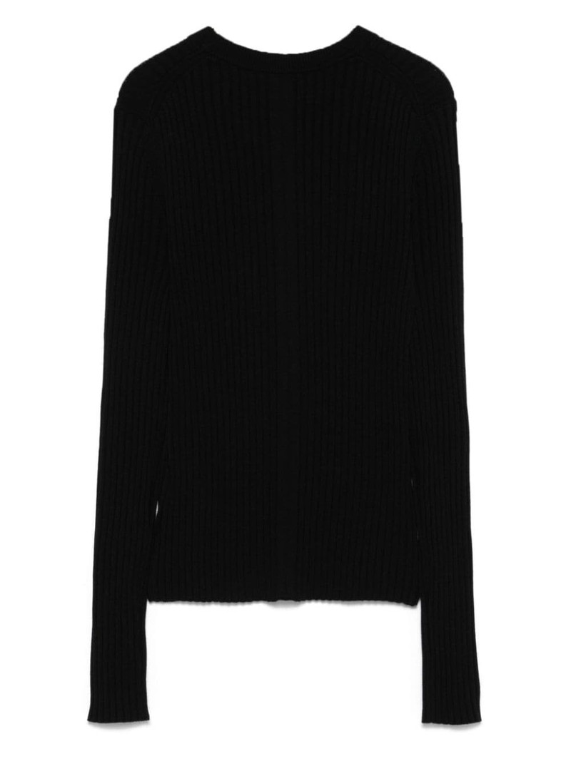 JOSEPH ribbed-knit crew-neck sweater outlook