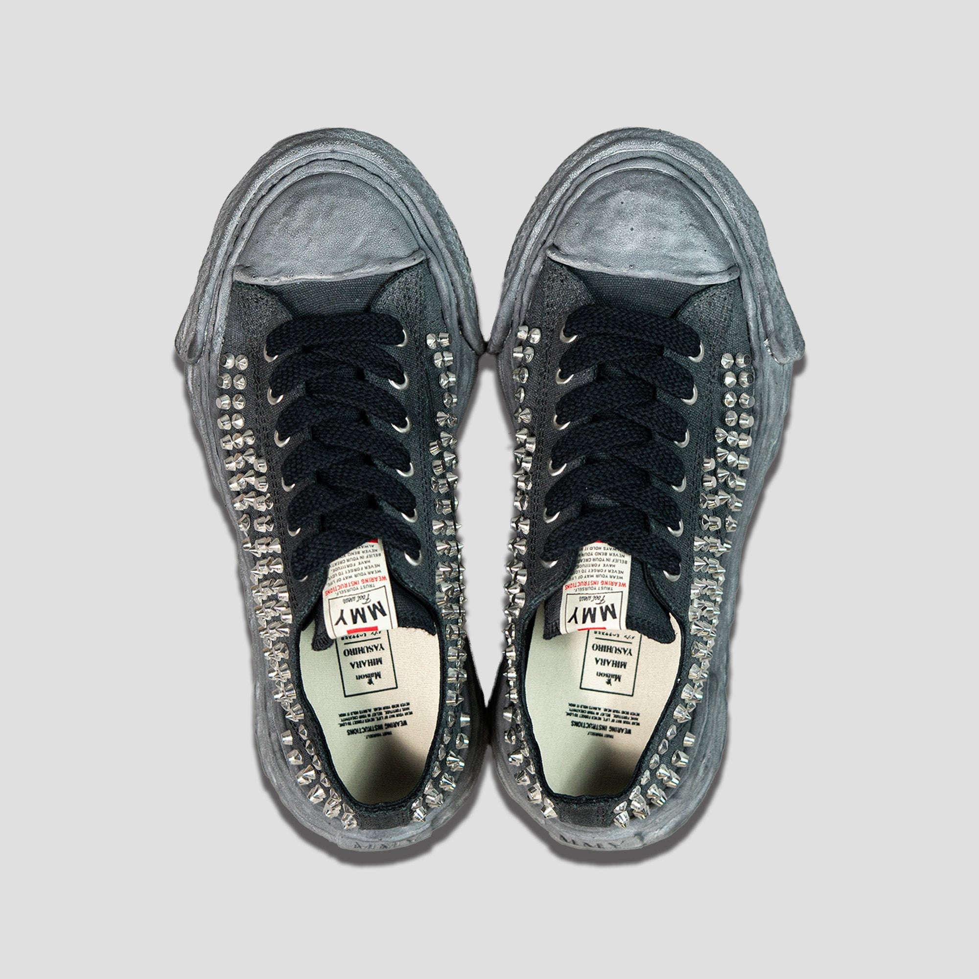 PETERSON 23 OG SOLE STUDDED CANVAS SNEAKERS - 3