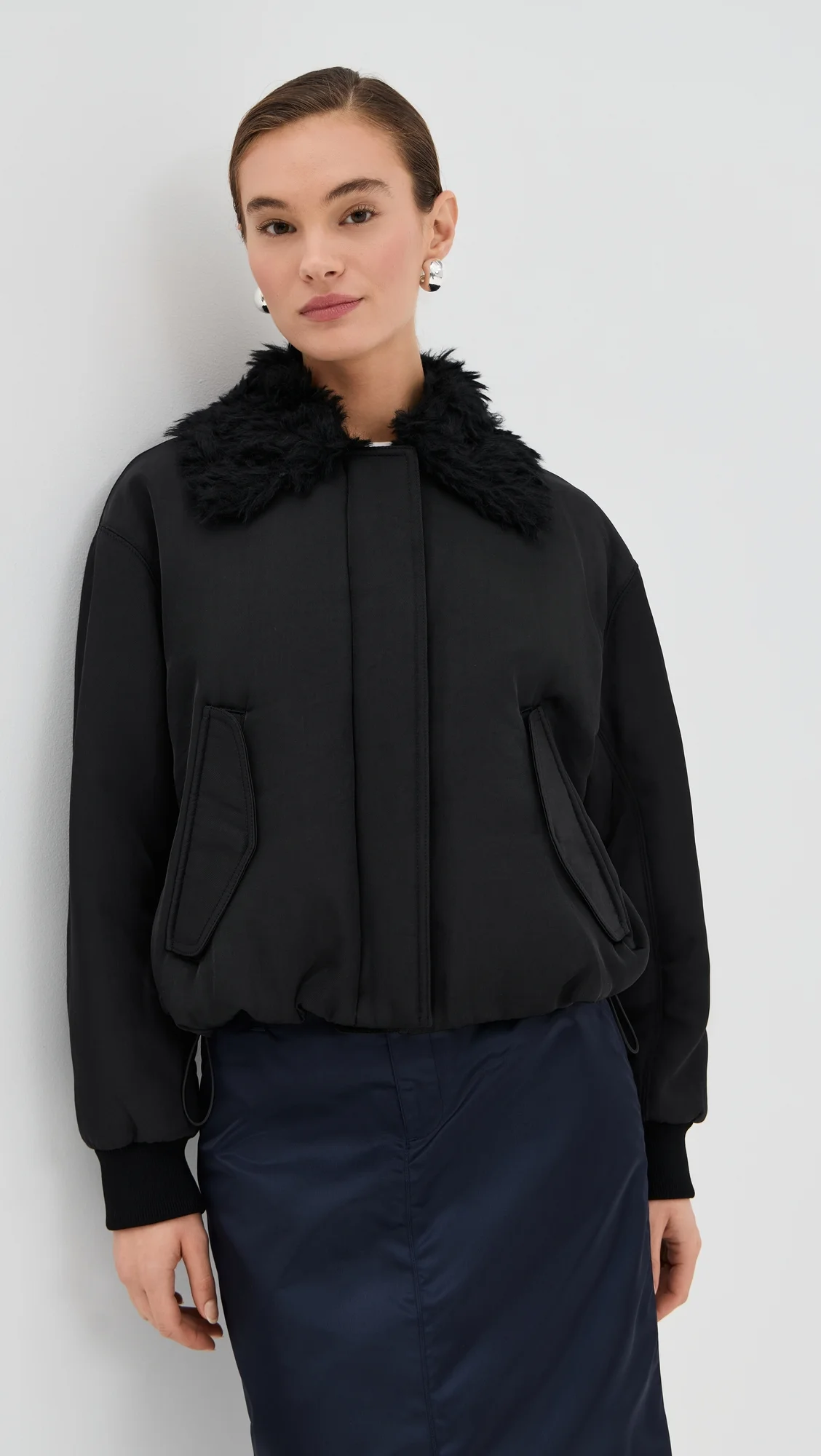 Vadra Jacket in Recycled Nylon Twill - 1