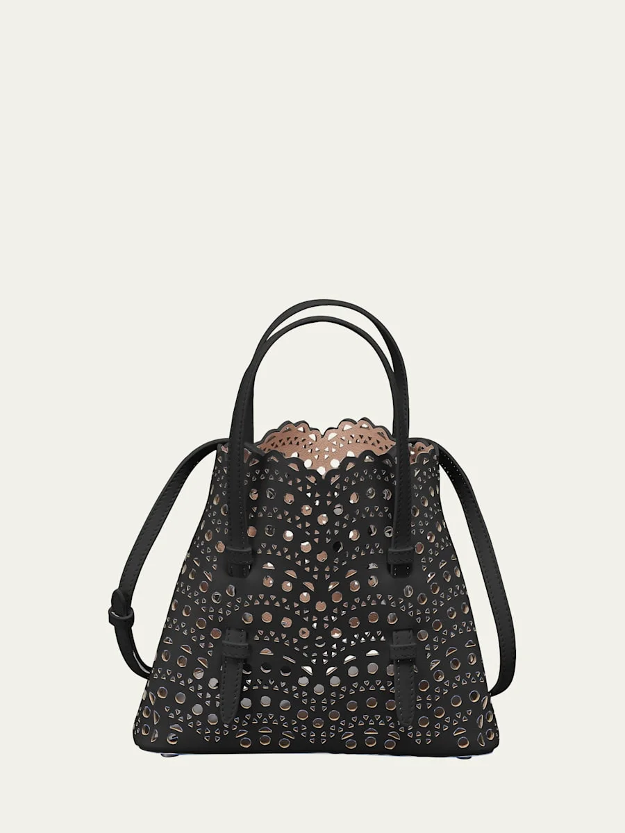 Mina 20 Tote Bag in Vienne Wave Perforated Leather - 1