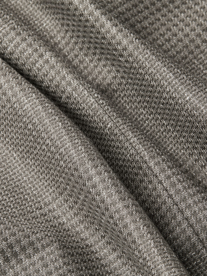 GREY AND WHITE LINEN CASHMERE AND SILK JACKET 3