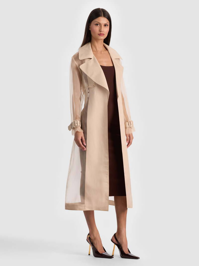 SILVIA SHEER MAXI TRENCH 3
