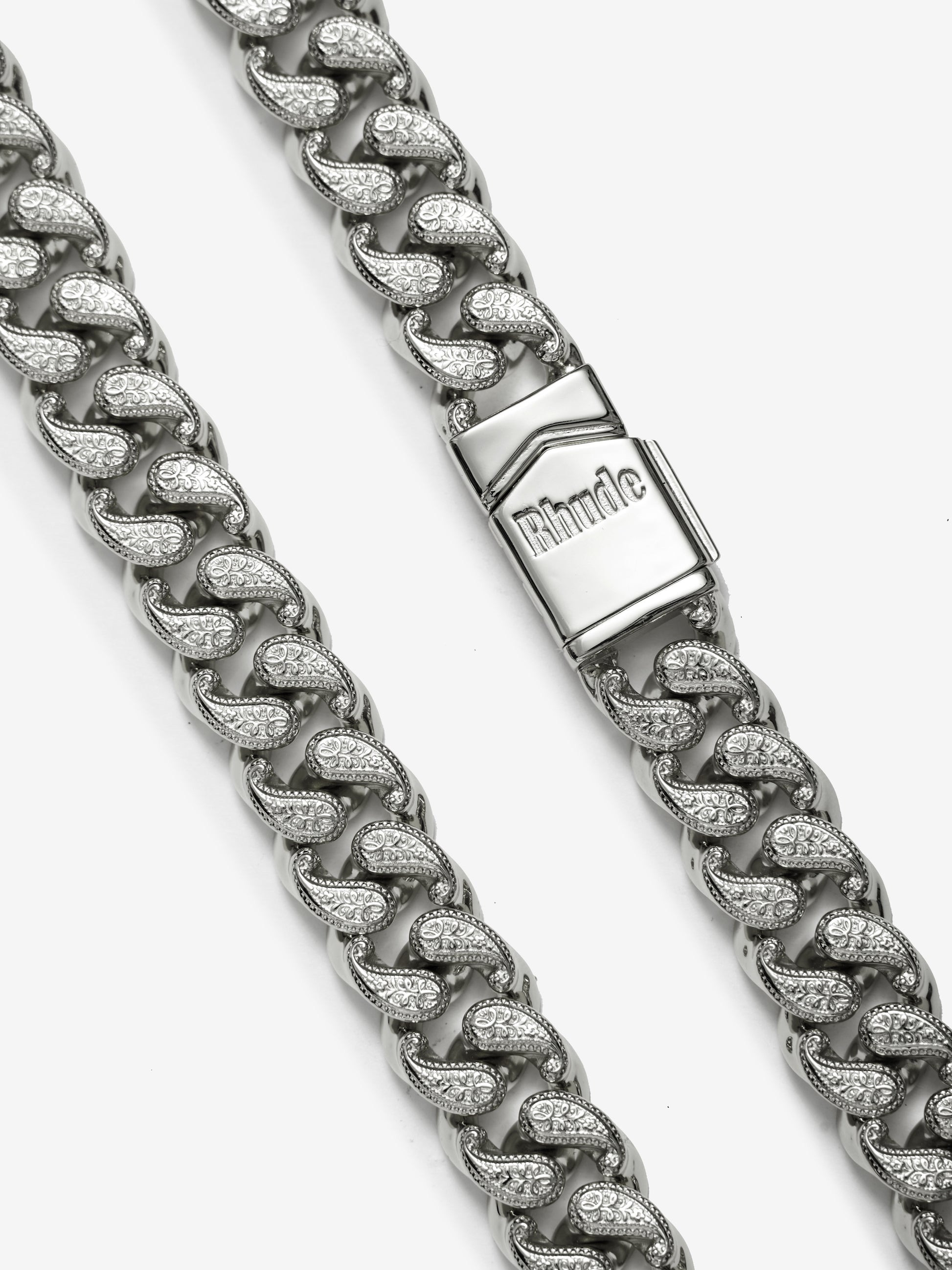 PAISLEY CUBAN LINK NECKLACE - 2