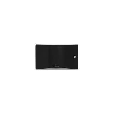 BALENCIAGA Papier Mini Wallet in Black outlook
