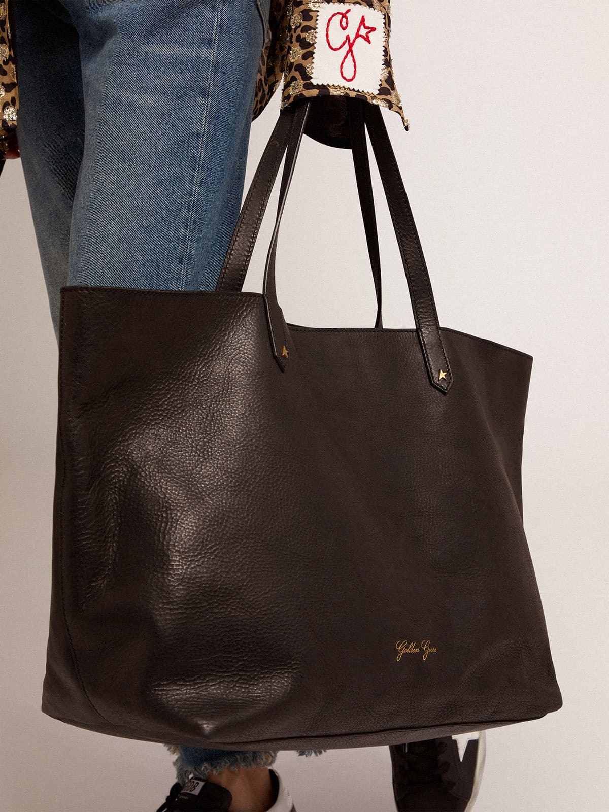 Women's Pasadena Bag black with gold logo - 3