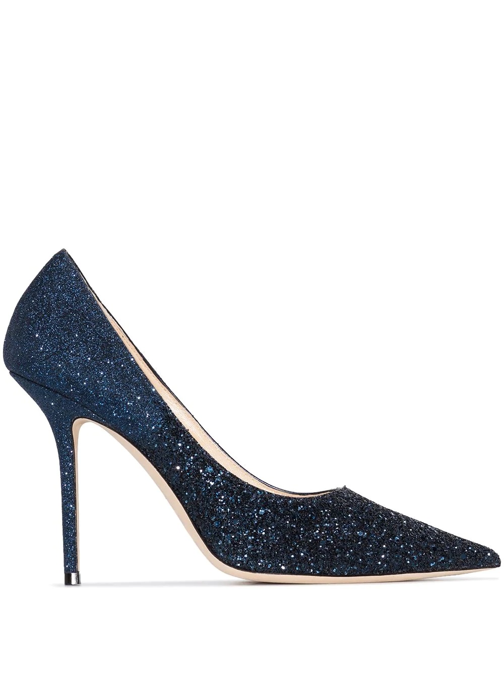 Love 100mm glittered pumps - 1