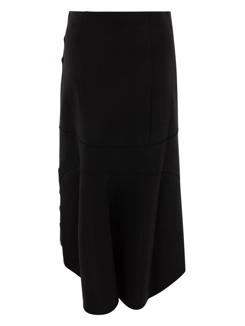 Givenchy gold-tone buttons skirt outlook