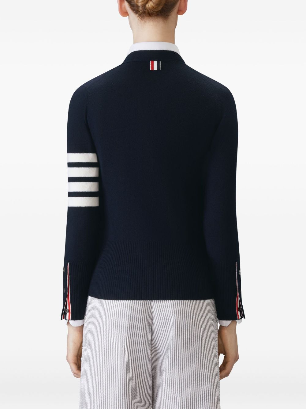 4-bar stripe cardigan - 4