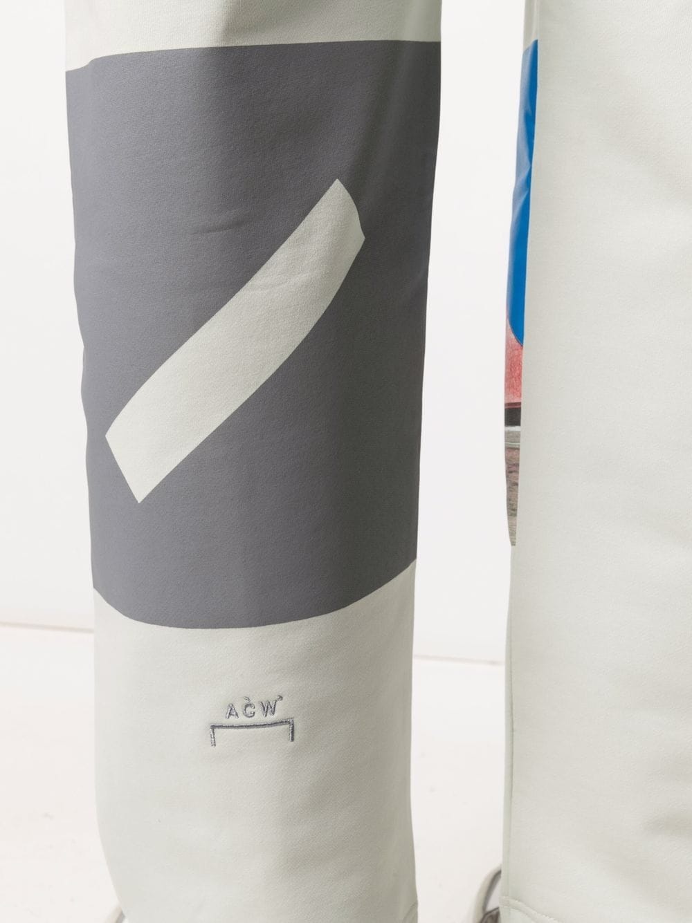embroidered-logo organic-cotton track pants - 5