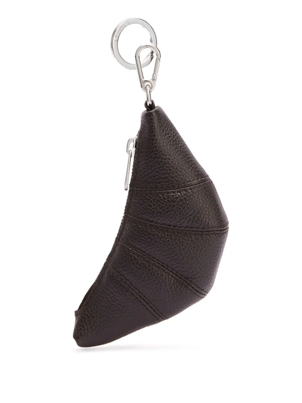 Croissant mini leather keyring - 1