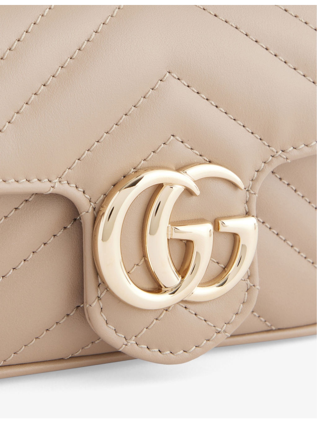Logo-hardware quilted leather mini shoulder bag - 3