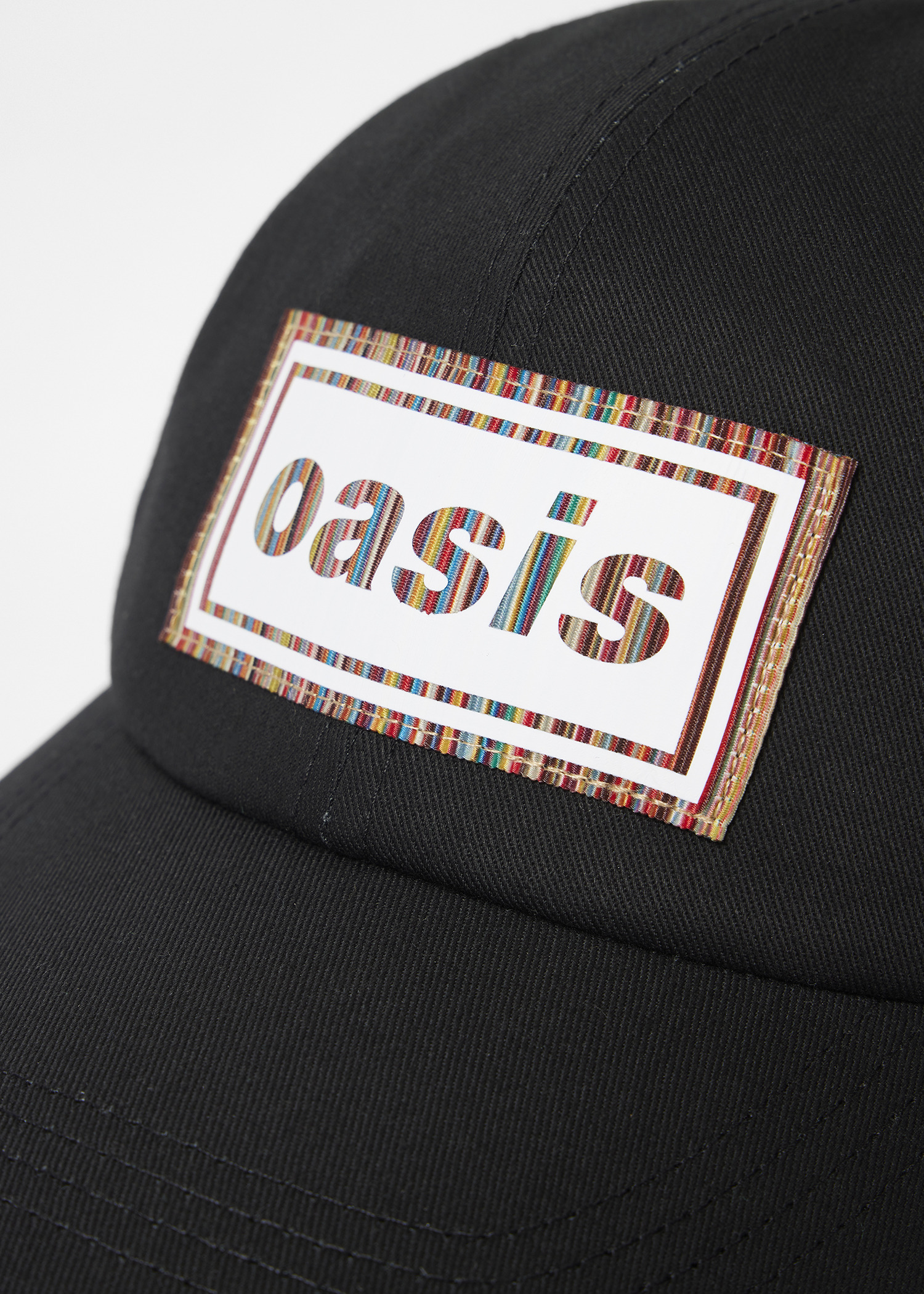 Paul Smith x Oasis - Black 'Signature Stripe' Logo Cap - 6