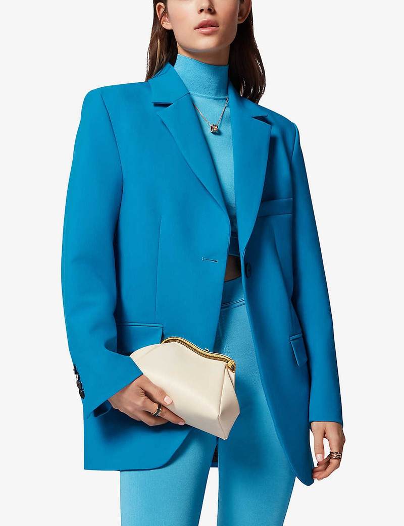 BVLGARI Serpentine leather pouch outlook