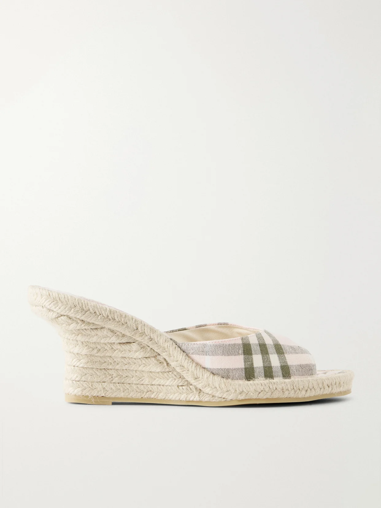 Lf Mews Check Espadrille Mules - 1