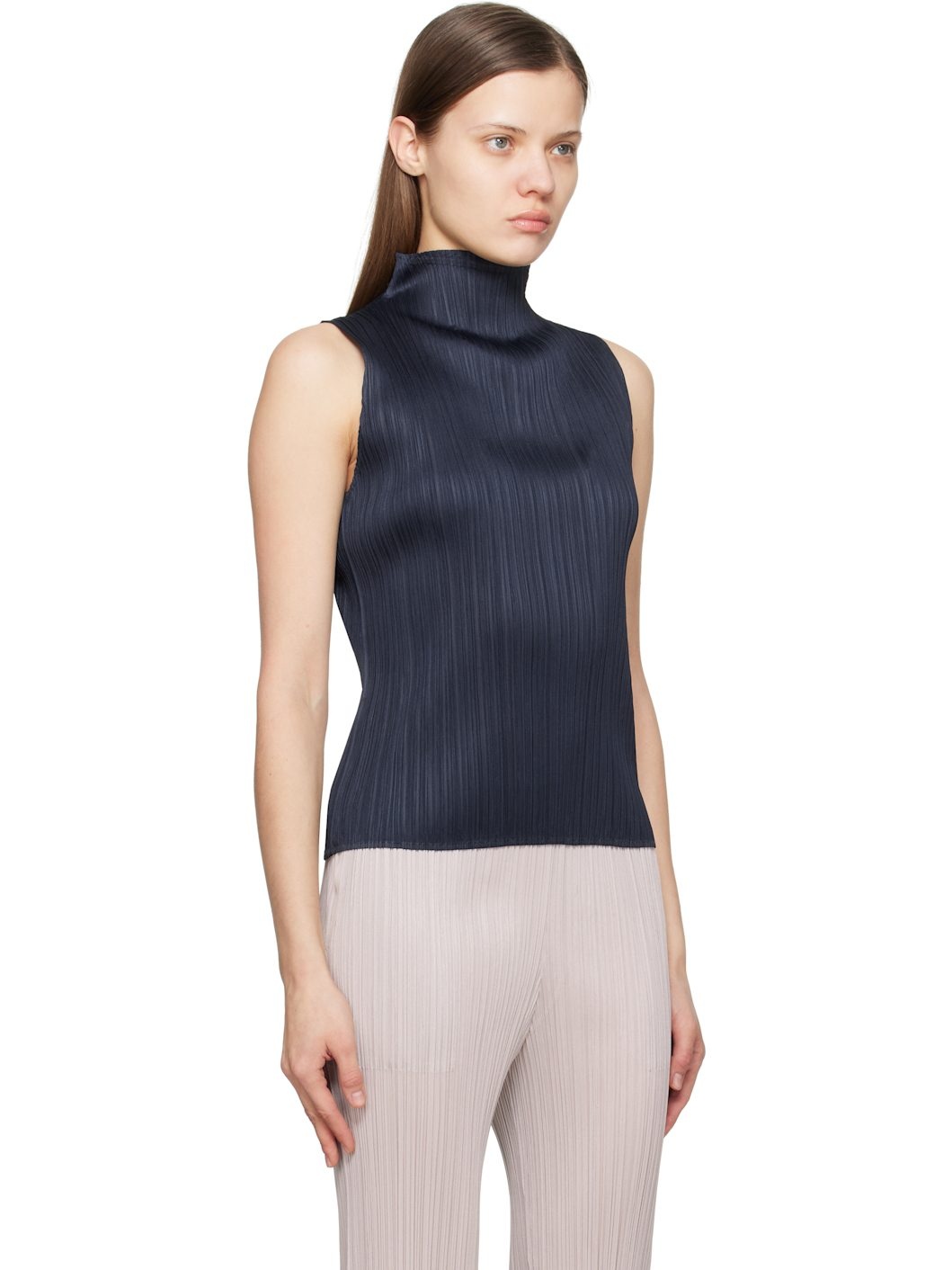 Navy New Colorful Basics 4 Tank Top - 2