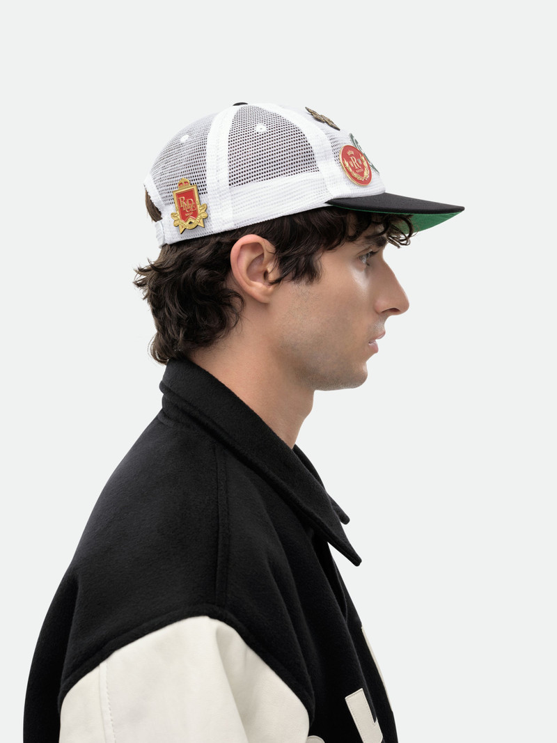 RHUDE PATCH MESH TRUCKER HAT 6