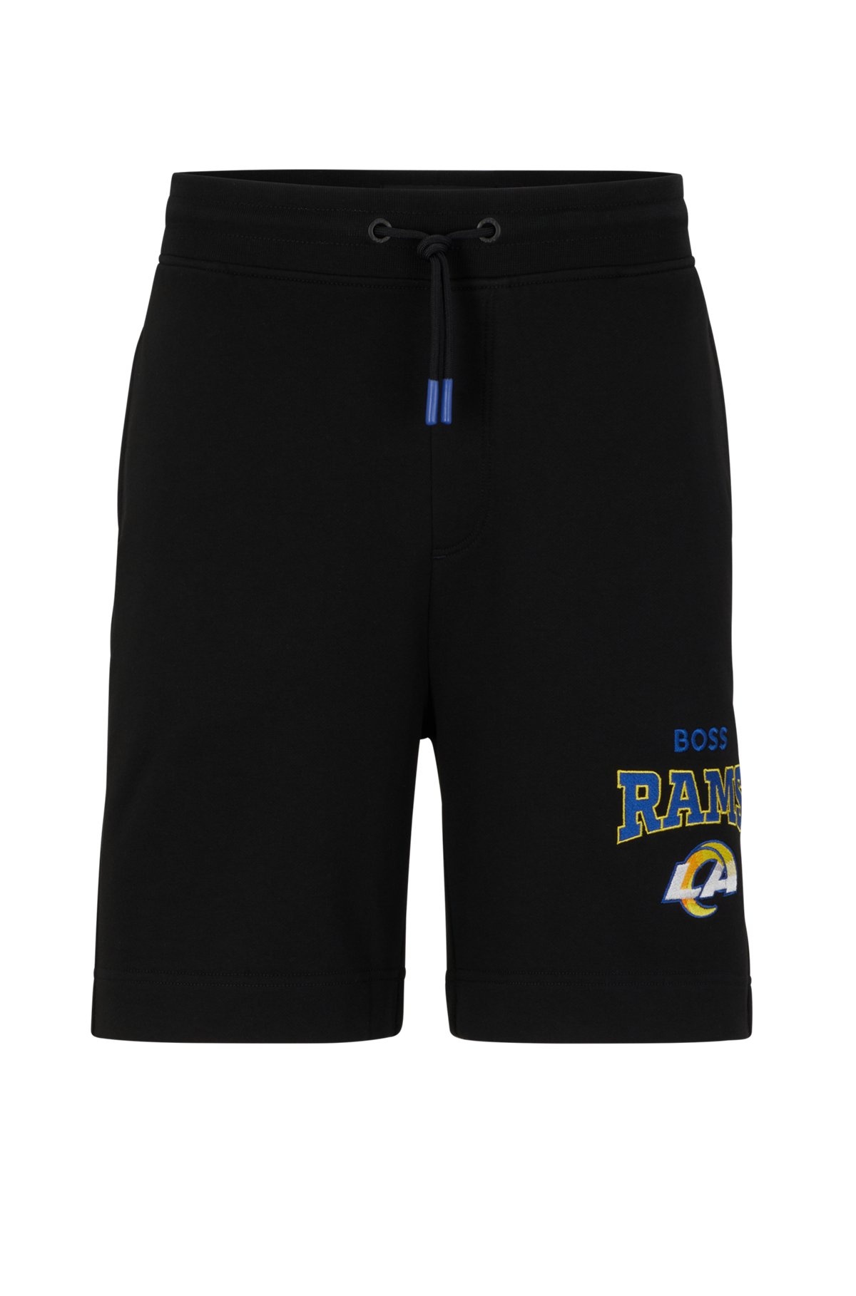 BOSS X NFL COTTON-TERRY SHORTS WITH COLLABORATIVE BRANDING - 1