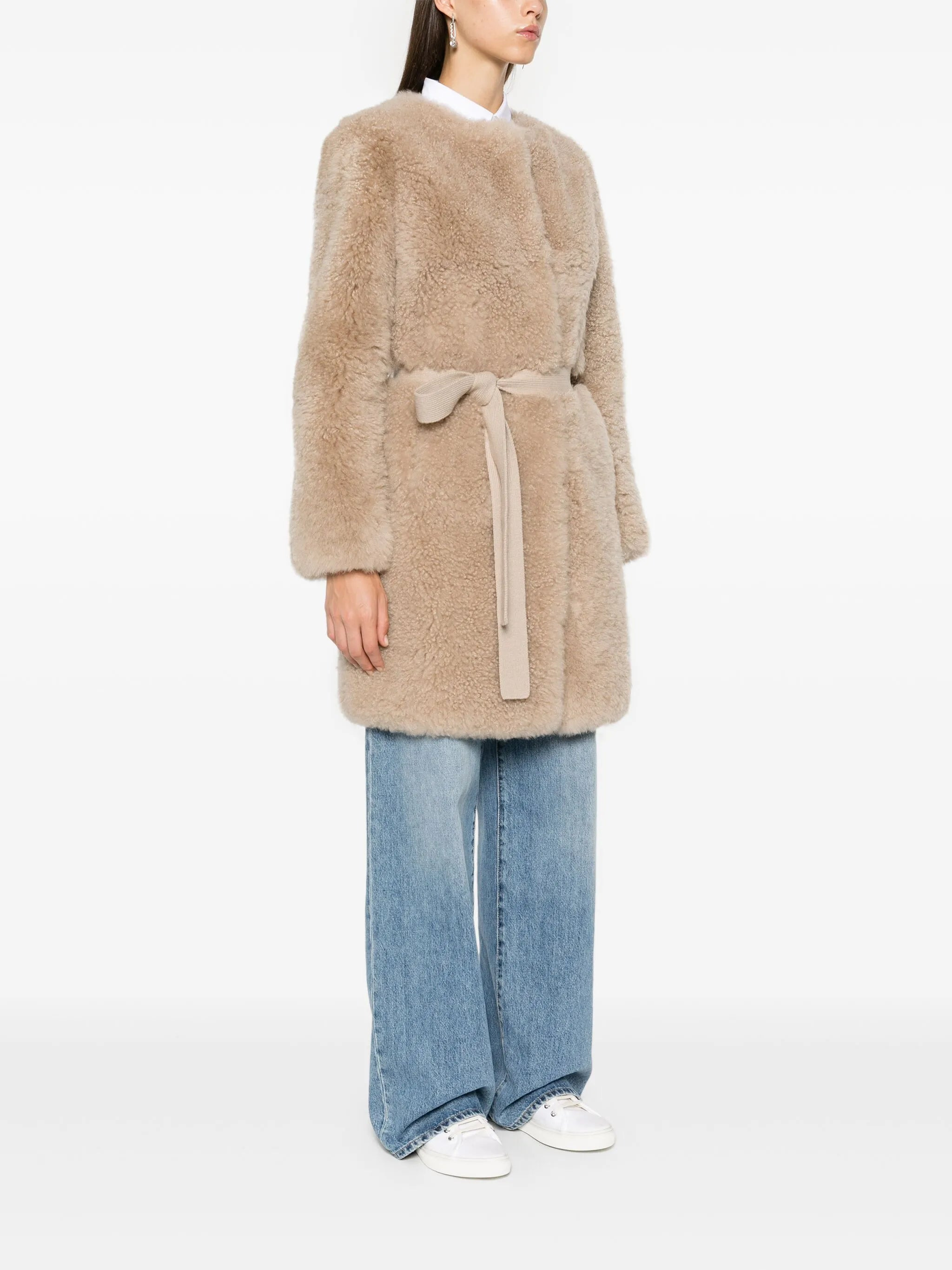 Yves Salomon Shearling Coat - 2