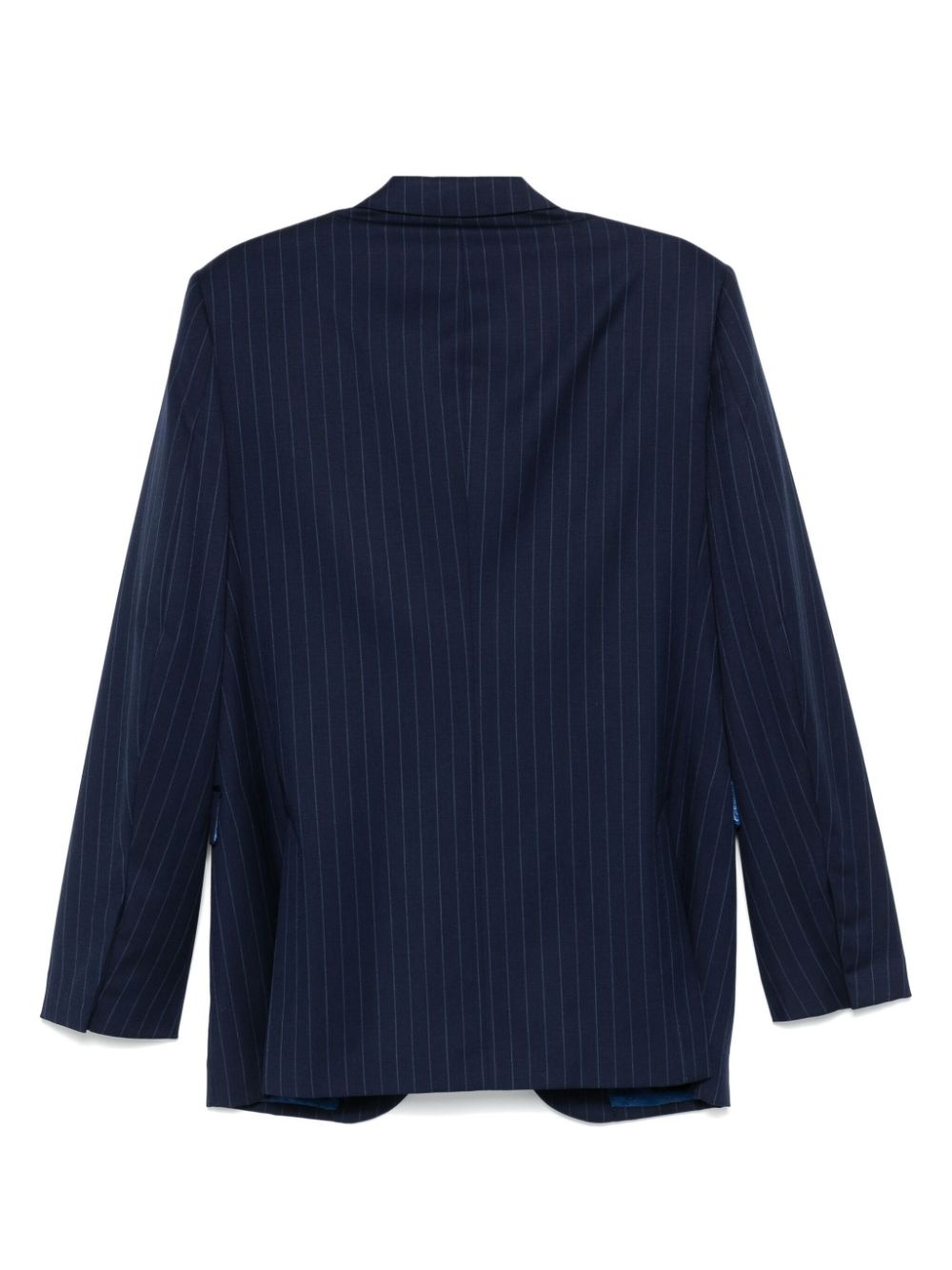 striped wool jacket - 2