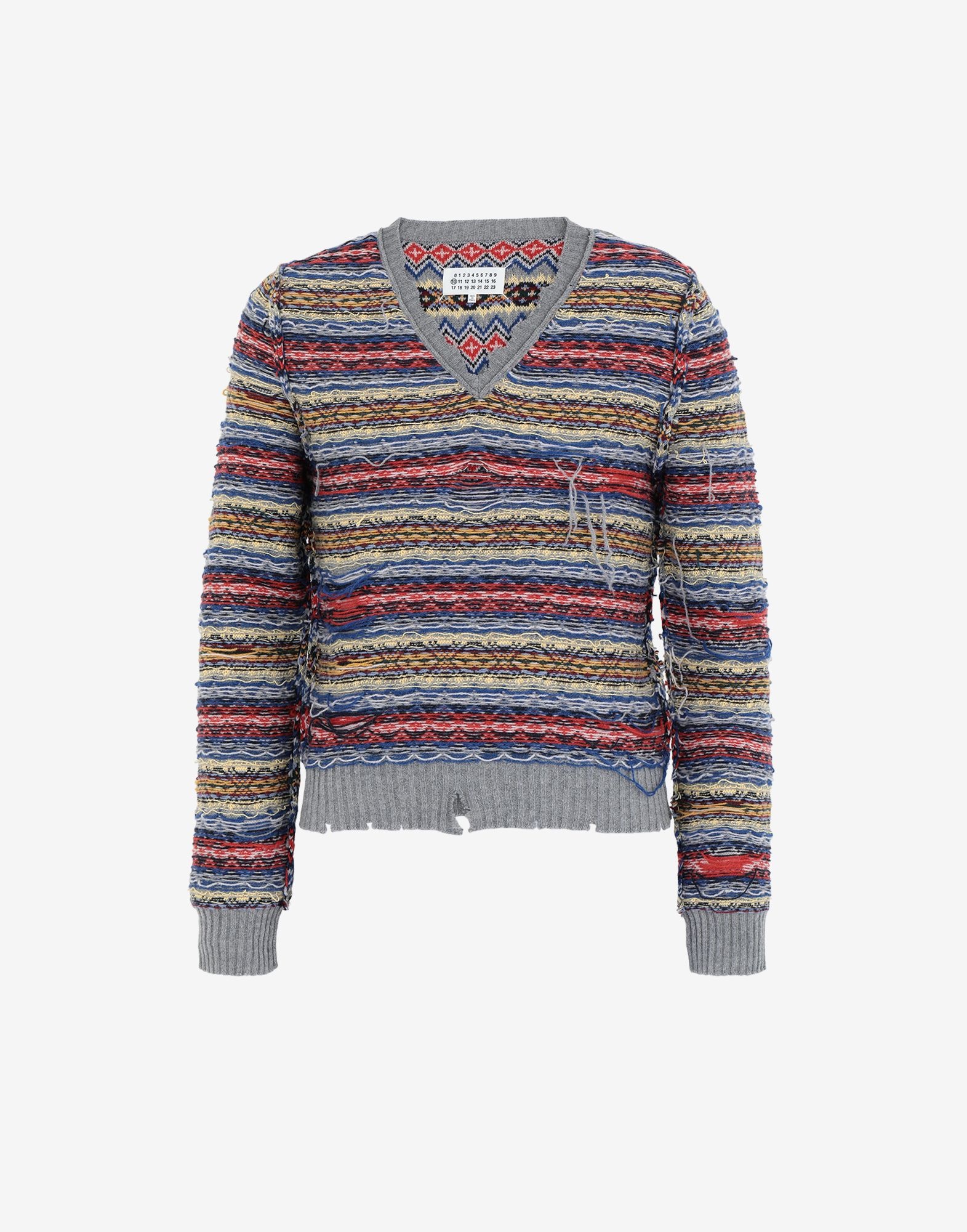 Reverse Fair Isle sweater - 1