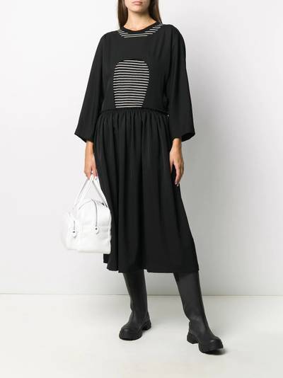 Comme des Garçons Comme des Garçons cut out gathering detail dress outlook