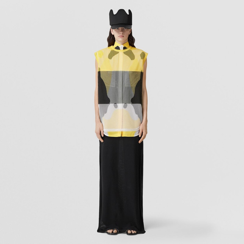 Burberry Geometric Detail Stretch Jersey Dress outlook