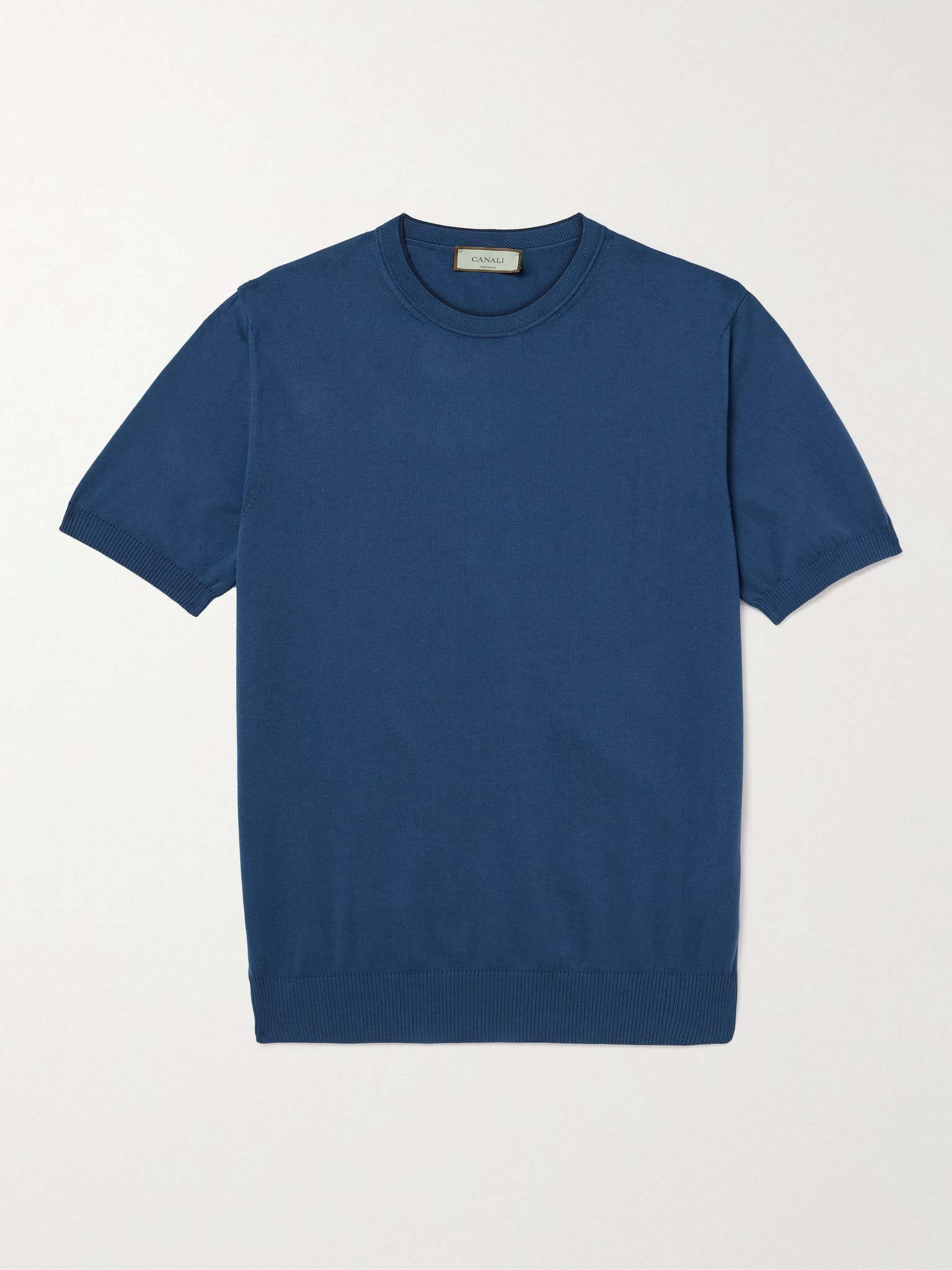 Cotton T-Shirt Blue - 1