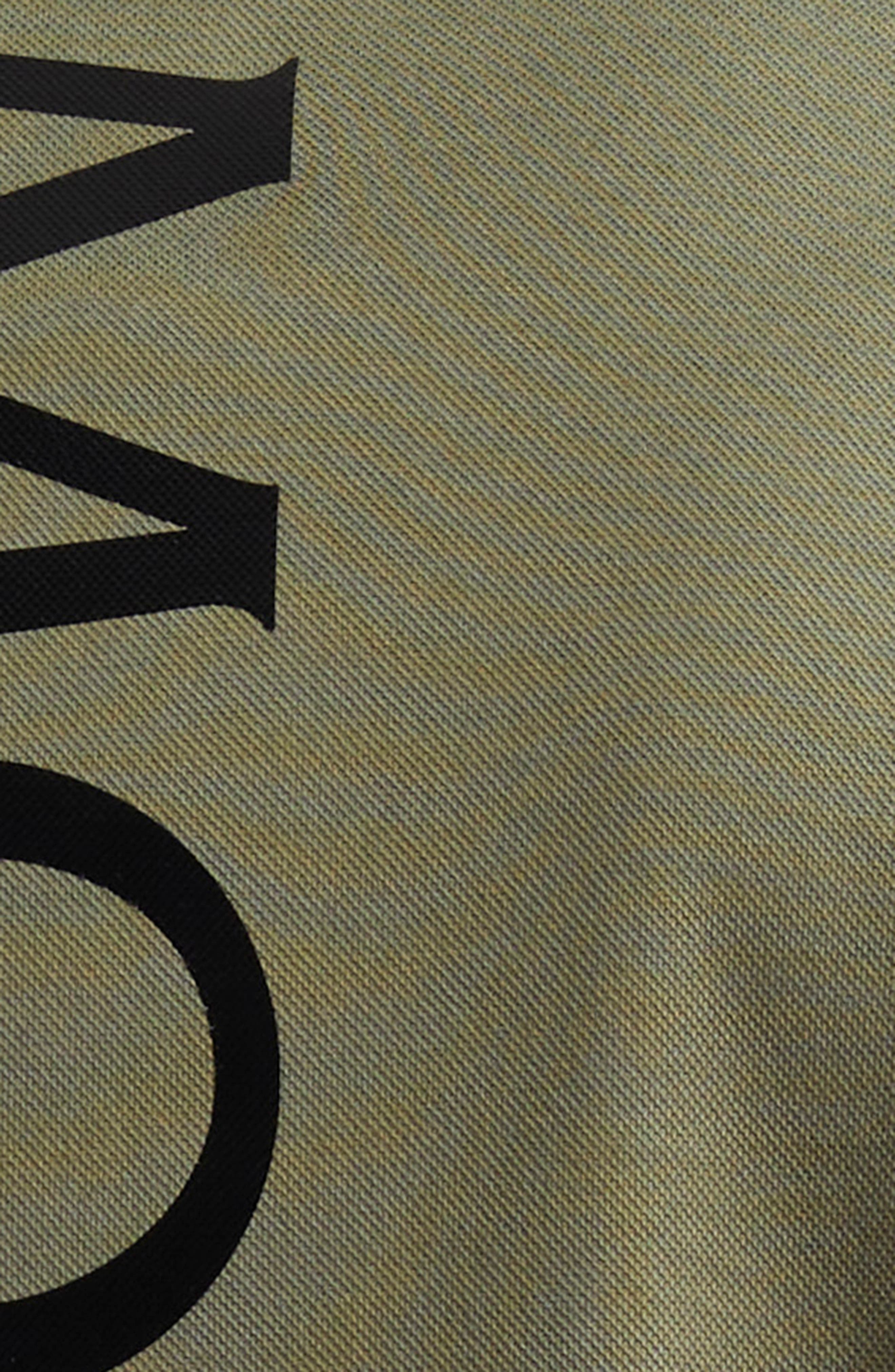 Moncler Logo Patch Graphic T-Shirt in Smokey Olive at Nordstrom - 6